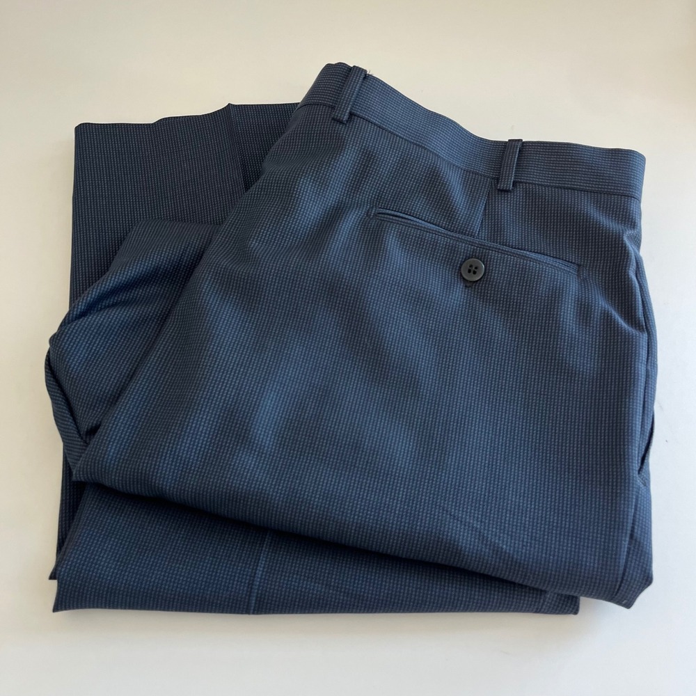 Zanella Wool Benny Dress Pants Made in Italy Blue Men's 40 work pants